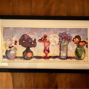 Framed Floral Print
